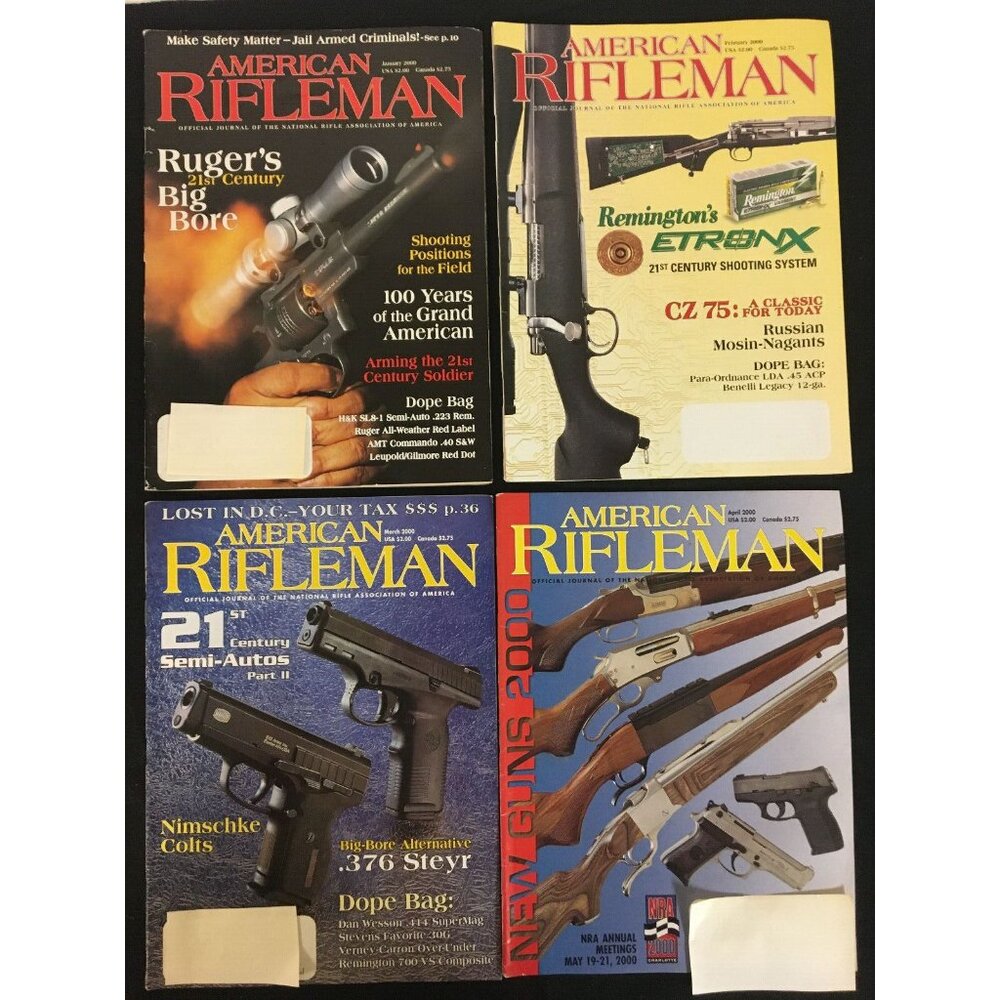American Rifleman Magazine Lot- All 11 Issues from 2000